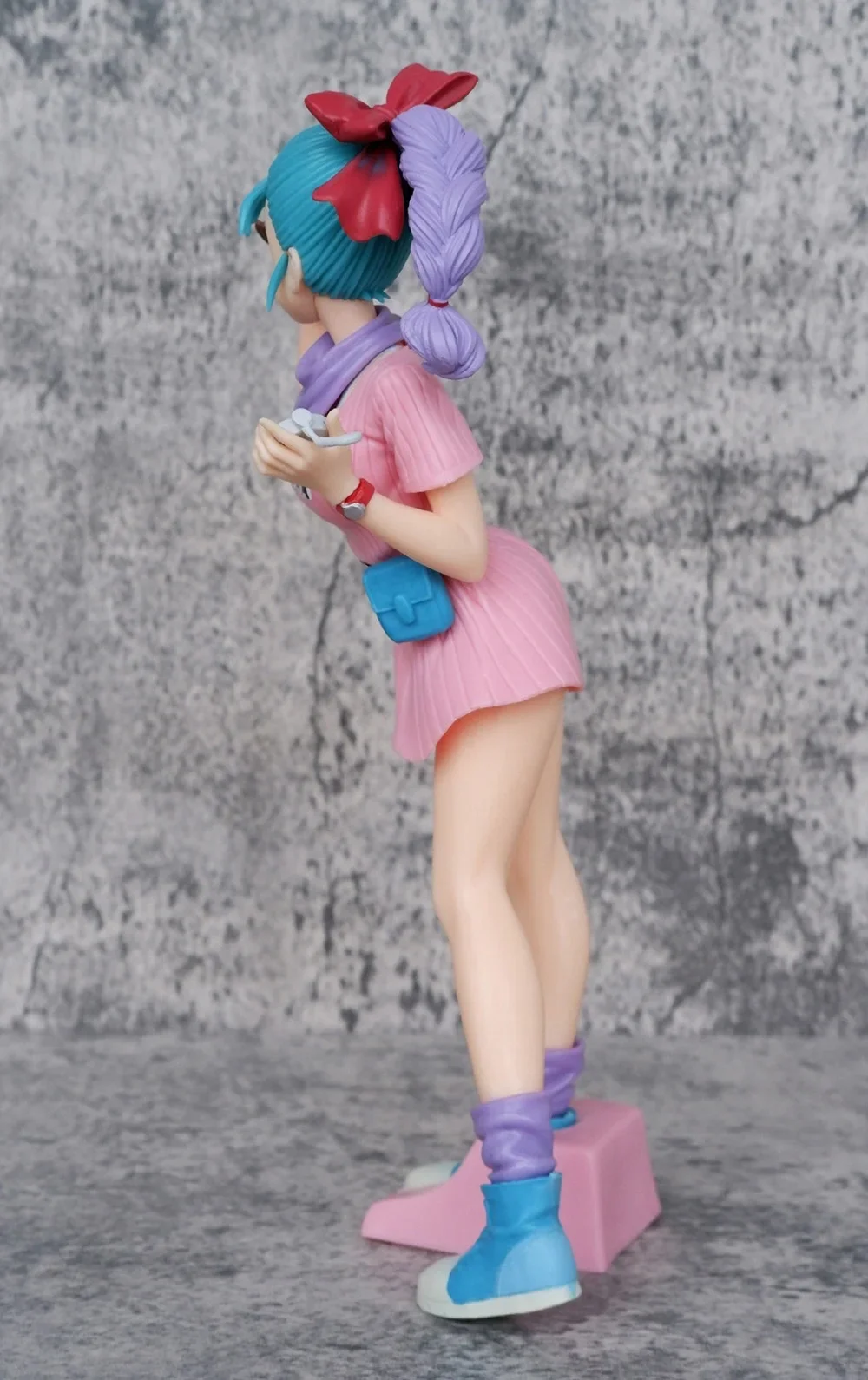 Anime Cartoon Dragon Ball Z 25cm Bulma PVC Action Figure Cute Statue Model Figurine Collectible Dolls Toy Gifts