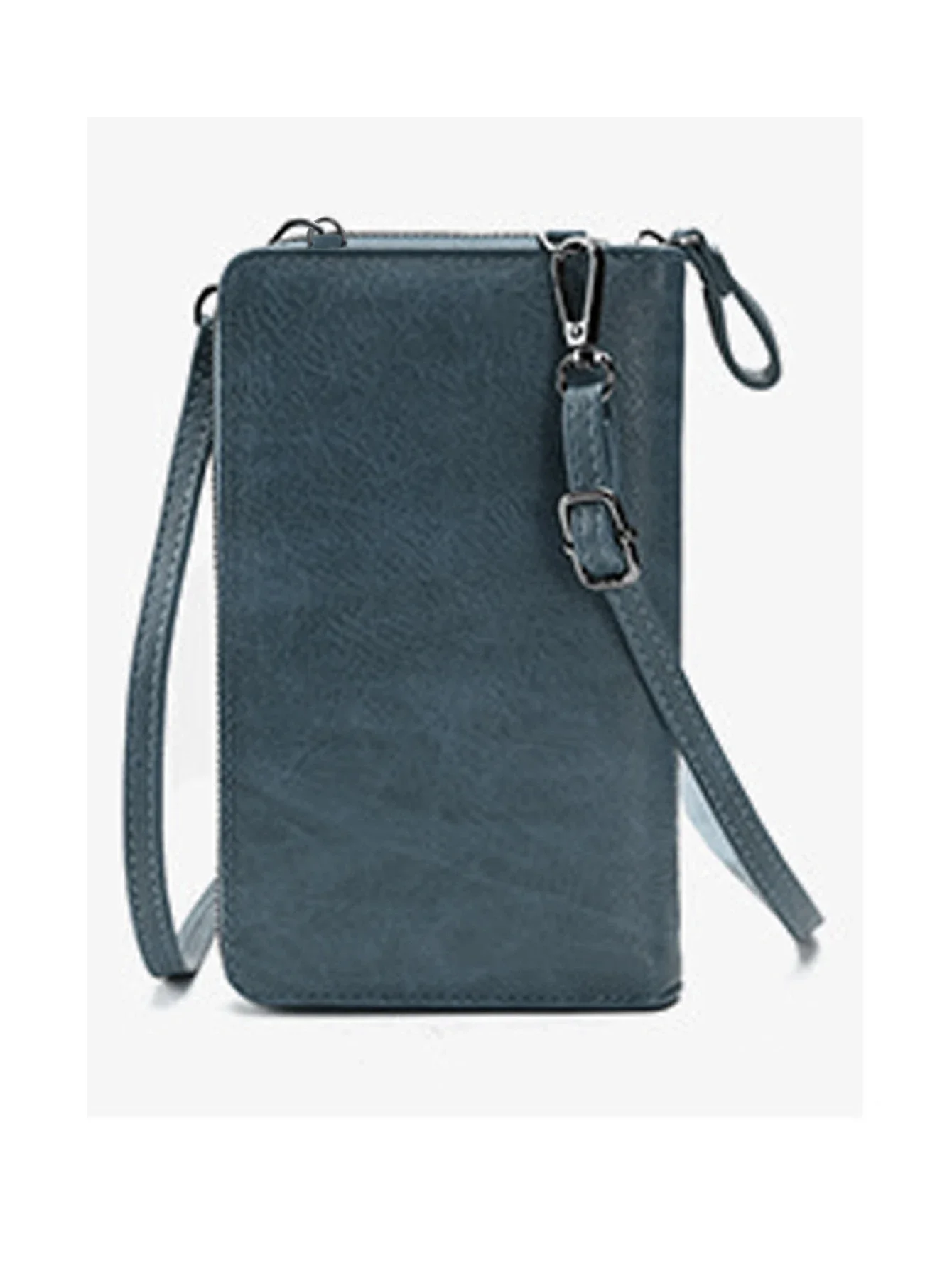 2024New Leisure Soft Leather Mobile Phone Bag for Women, Small and Versatile Change Small Bag, Fashion One Shoulder Crossbody B