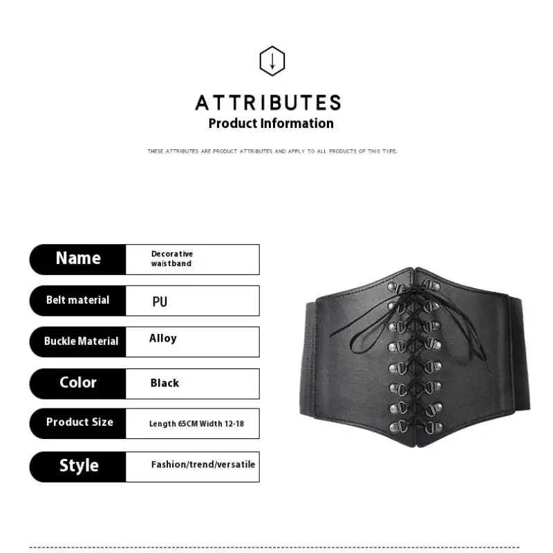 حزام الخصر للبطن حزام خصر عريض حزام خصر قابل للتعديل للنساء قميص تنورة اكسسوارات الديكور