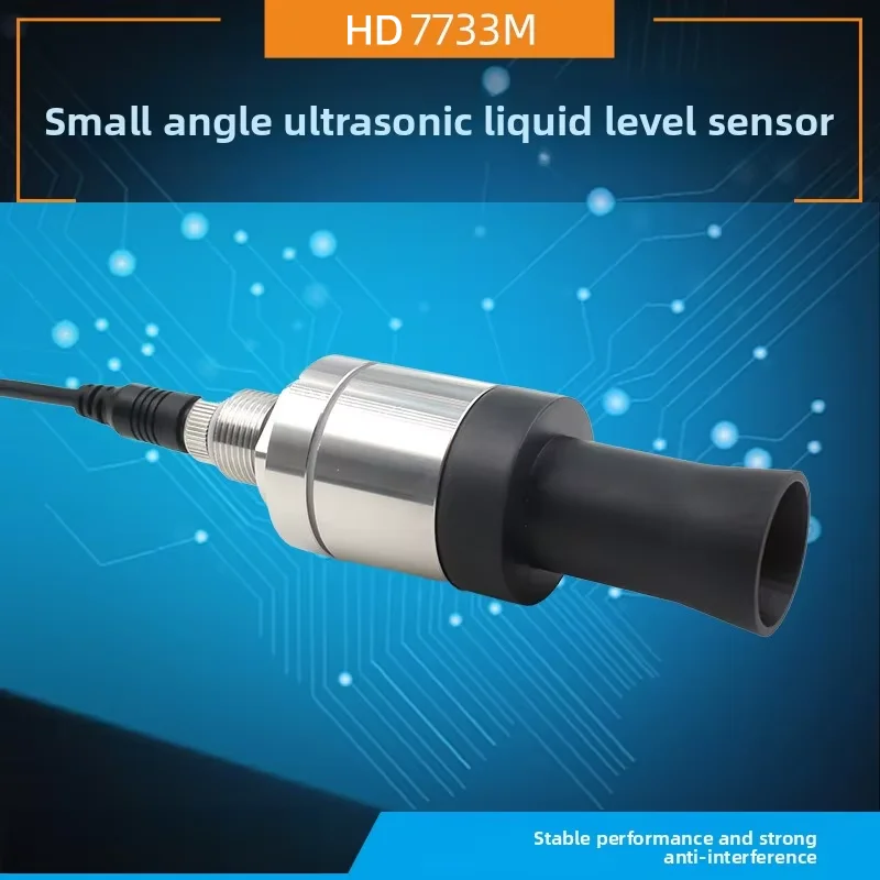 Small Angle Directional Ultrasonic Level Sensor Long Distance Transmitter RS485 Probe MODBUS Protocol