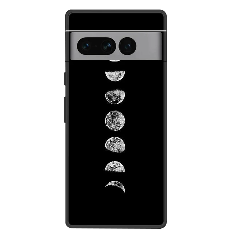 For Google Pixel 7 Pro Case Soft Black Silicone Bumper Butterfly Phone Cover for Googe Pixel7 7Pro Pixel7Pro Cases Fundas Coque