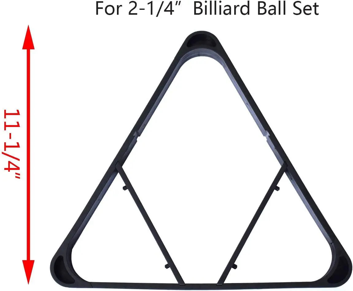 16 Ball Triangle Rack – Pool Table Equipment Snooker Accessories for Regulation Size Billiard Balls, in 1 Portable Bil