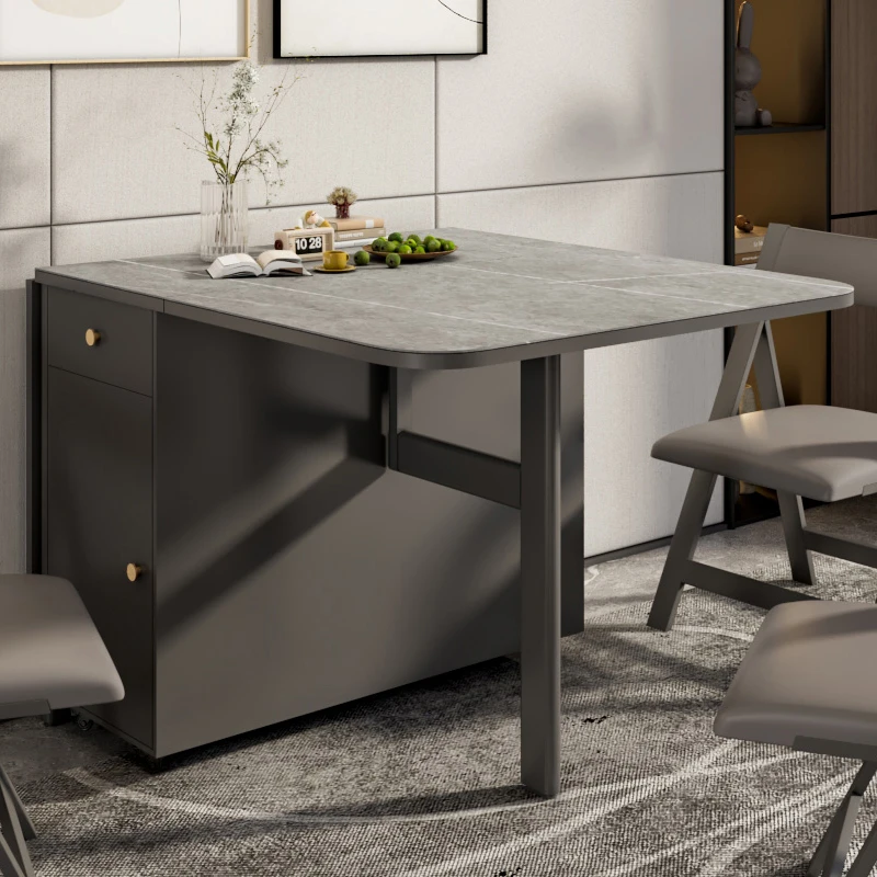 

Senior Sets Dining Tables Modern Minimalist Foldable Rectangle Kitchen Table Nordic Style Dining Room Furniture Esstisch
