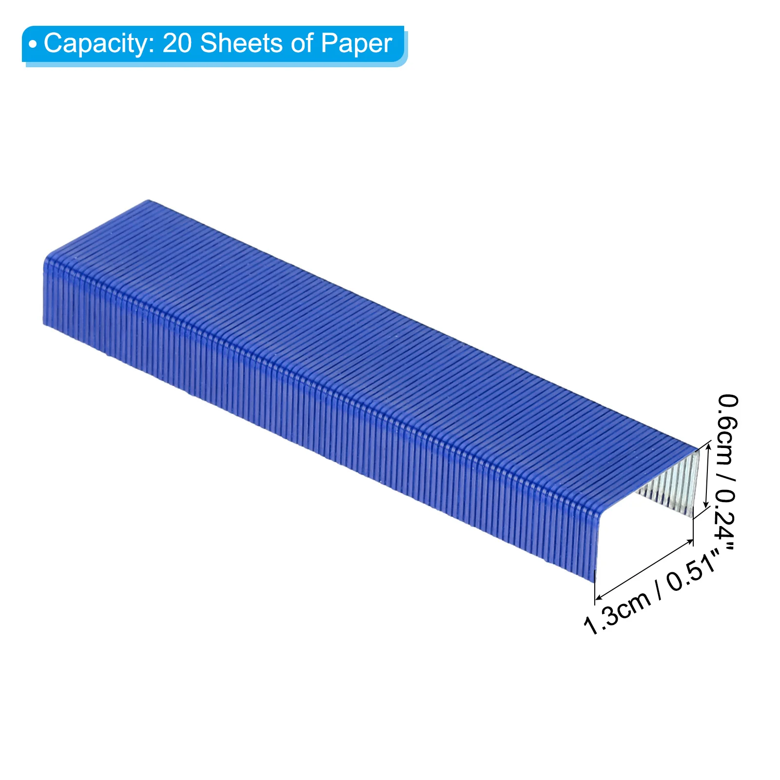 4000Pcs/4Pack Metal Staples 26/6 Standard Stapler Staples 1/4Inch Long Staple Jam Free Stationery Office School Student Supplies