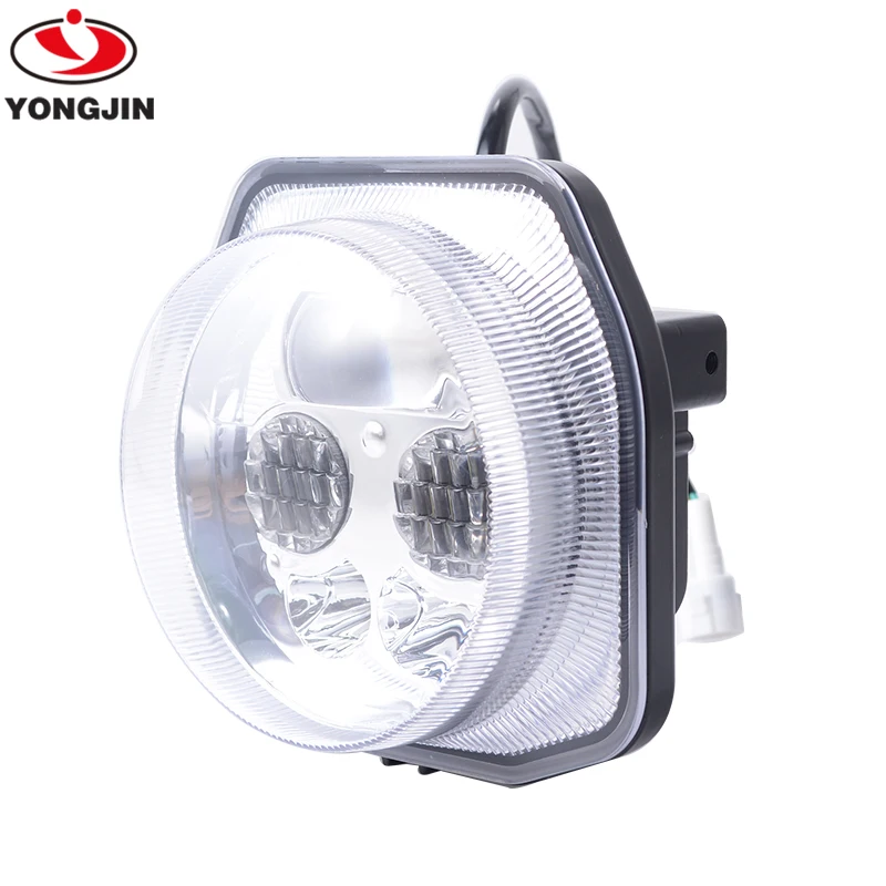 Upgrade Auto Lighting System front lamp LED atv headlight with high low beam for  Grizzly Utility YXZ 1000 R