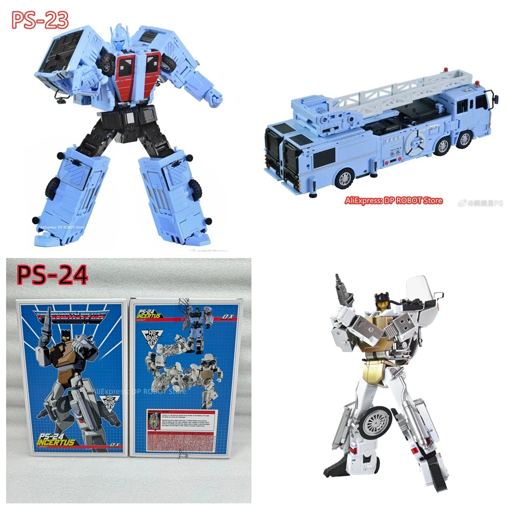 【IN STOCK】NEW Transformation MMC Ocular Max OX PS-23 PS23 PS-24 PS24 Groove Defensor Hot Spot Action Figure Toys