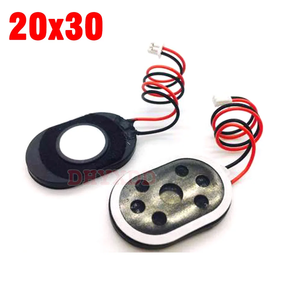 10pcs New 8ohm 1.5W Electronic Dog GPS Navigation Speaker 8R 1.5W 2030 20*30*4mm With Cable Terminal