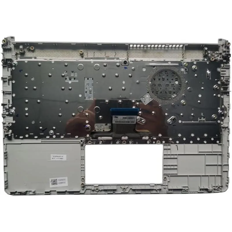 لوحة مفاتيح إسبانية/لاتينية جديدة لـ HP Pavilion 14-DQ 14S-DR 14Z-FQ TPN-Q221 EA0PA003010 مع حافظة الغطاء العلوي Palmrest