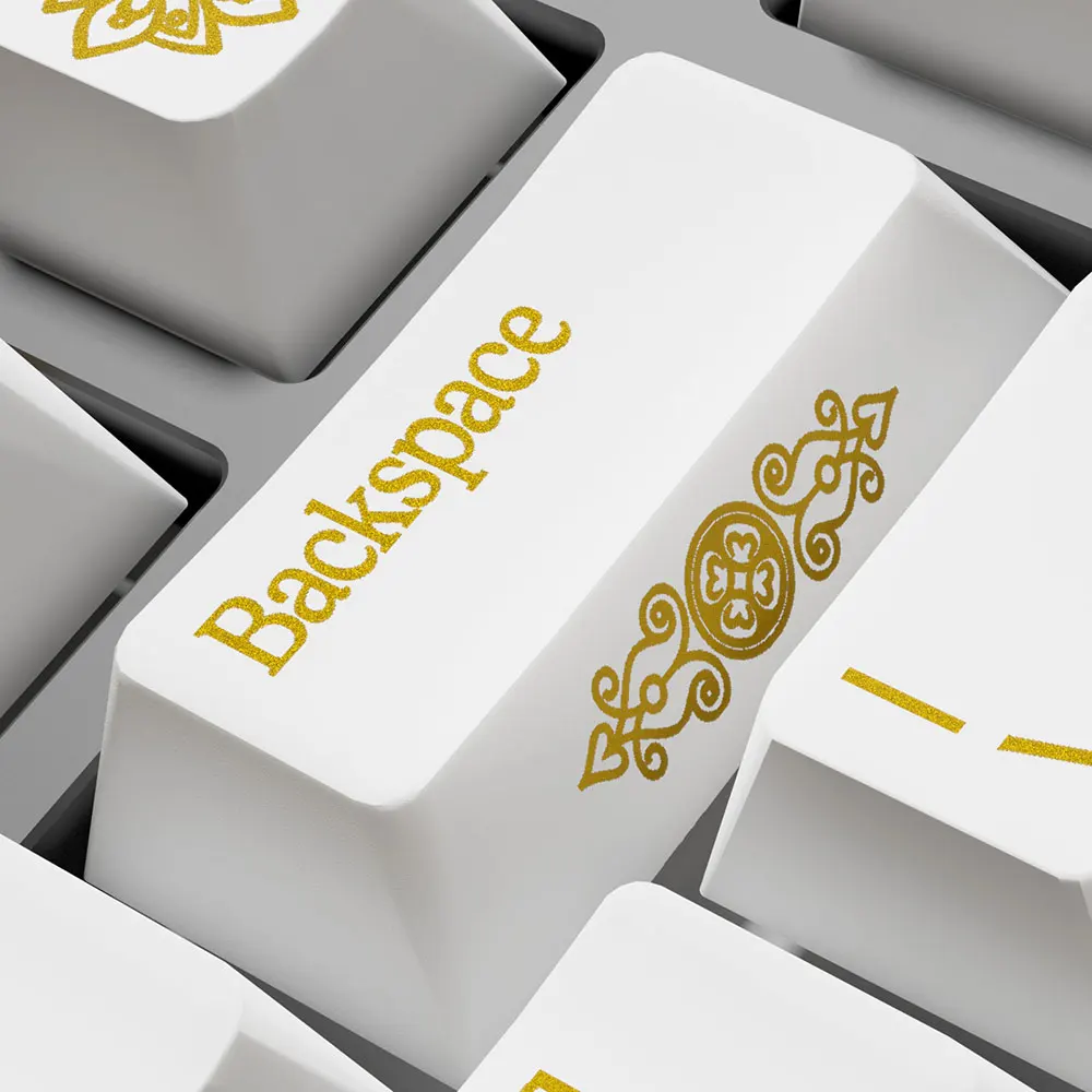 Original keycap gilt process is suitable for 61/64/68/75 mechanical keyboard