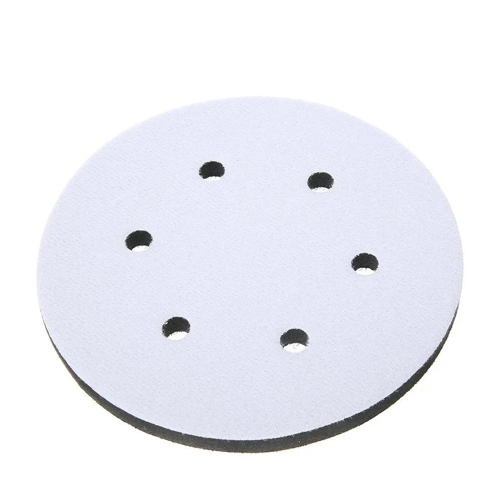 Cushion Pad Interface Pad Soft 150mm 150mm(Dia) 6 Hole 6inch Buffer Sponge Equipment Tools Workshop High Quality