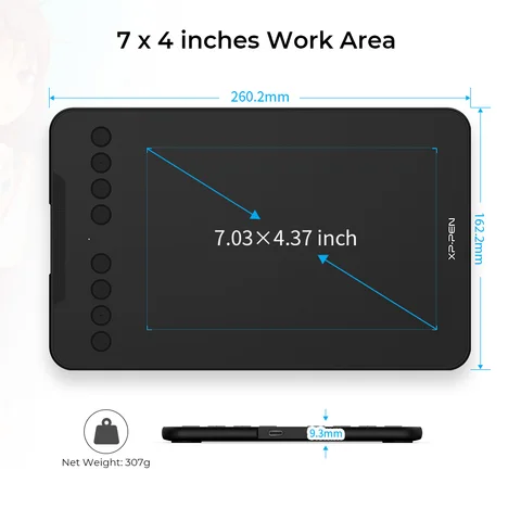 XPpen Deco Mini7 V2 графический планшет