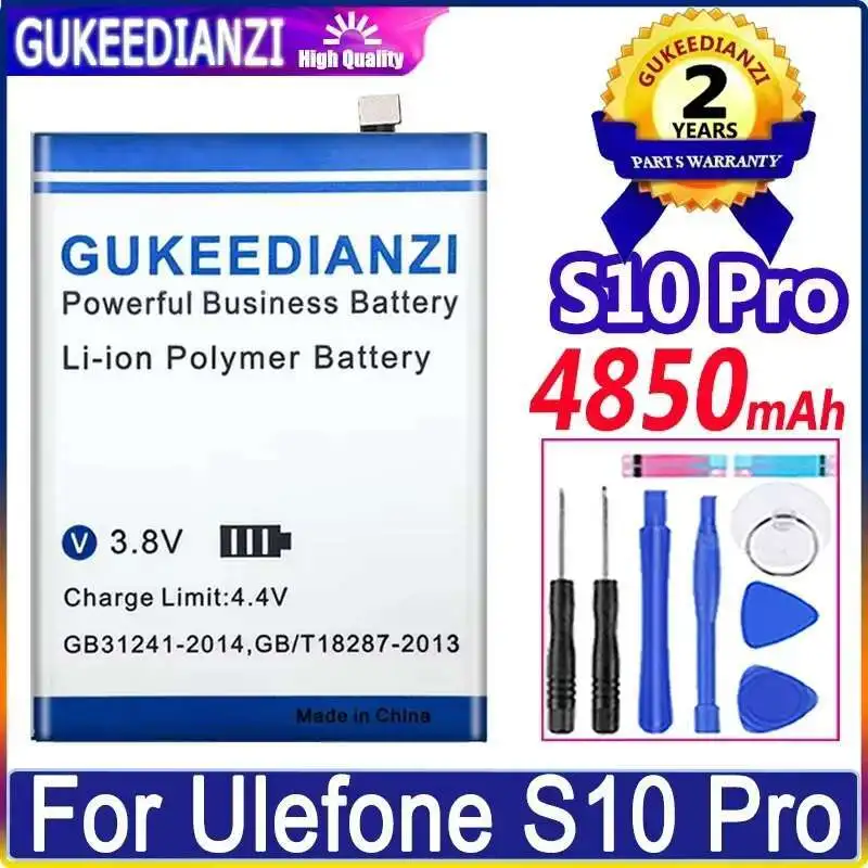

Mobile Phone Battery 4850Mah For Ulefone S10 Pro Reliable Power Supply High Compatibility