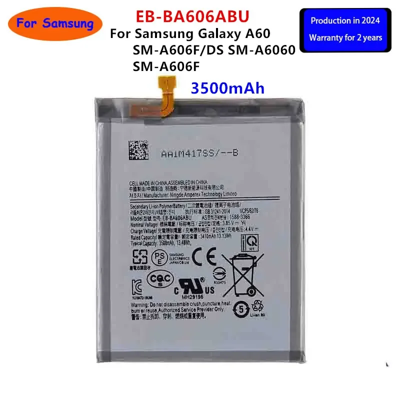 

Brand New EB-BA606ABU 3500mAh Battery For Samsung Galaxy A60 SM-A606F/DS SM-A6060 SM-A606F Batteries