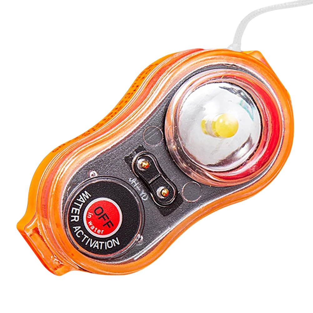 LED Emergency Signal Light Easy Operation Waterproof Safety Locator Light Autonomous Switch Lightweight for Swimming Sea Fishing