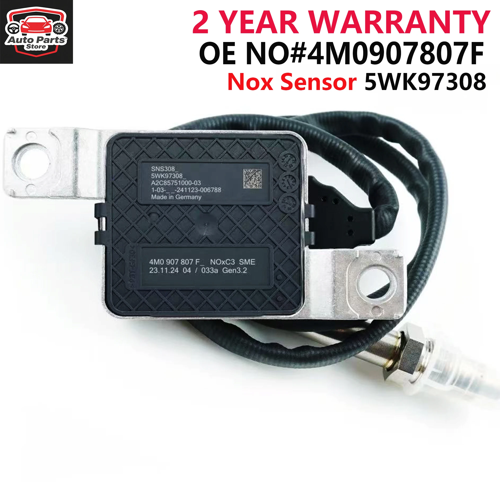 

Новый датчик оксида азота (NOx) 4M0907807F 5WK97308 для VW Touareg, Amarok, Transporter, Passat, Arteon, Audi