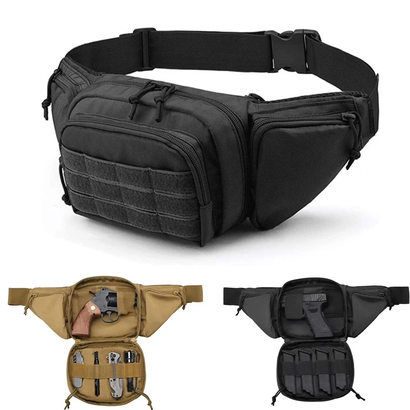 

Outdoor Army Military Hunting Tactics Waistpack Hiking, Mountaineering, Camping, Travel Oblique Straddle Bag, Mobile Phone Bag