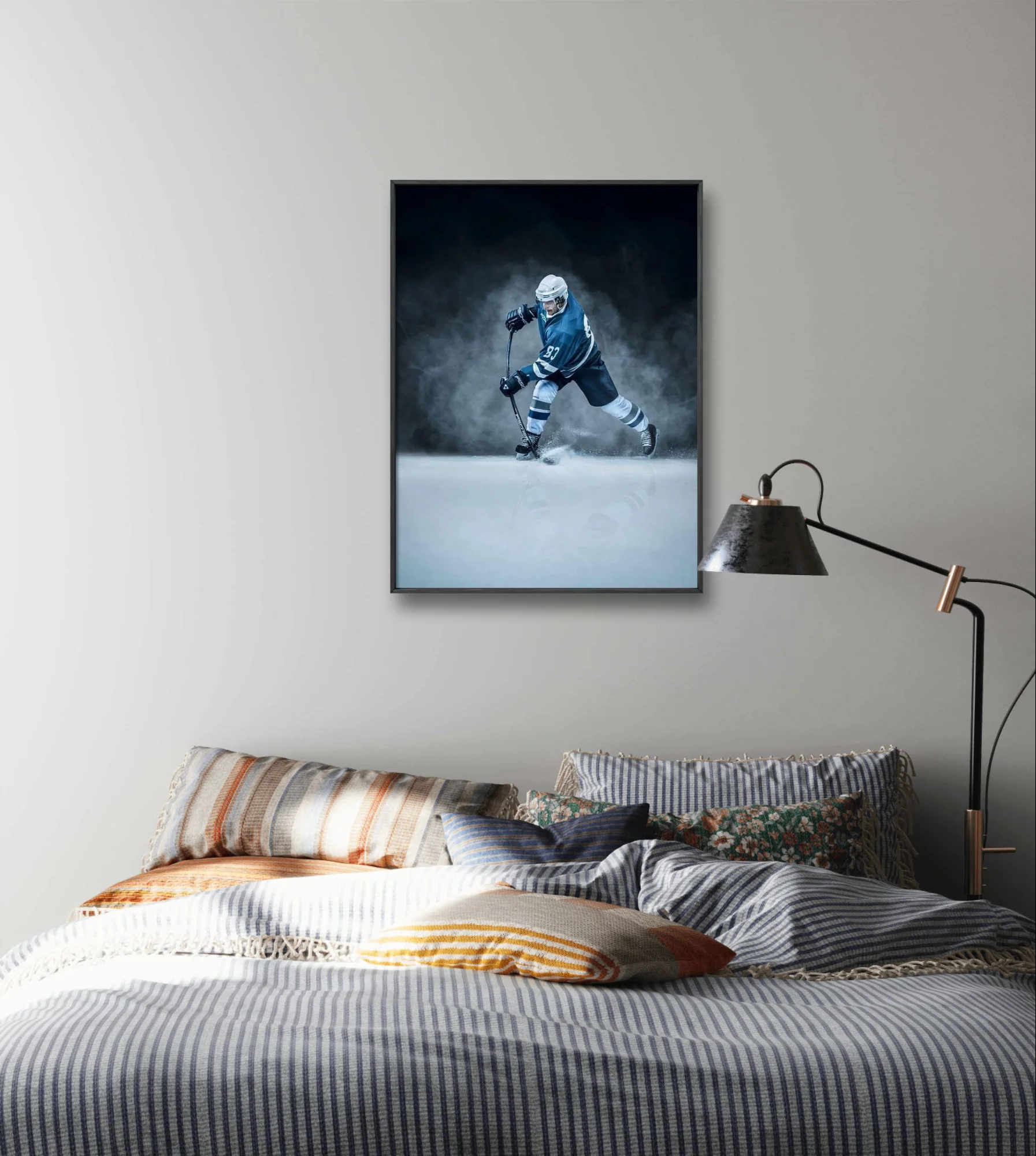 Hockey 5D Diamond Painting Ice Hockey Sports Diy Diamond Embroidery Rhinestone Cross Stitch Skater Home Wall Decor Handmade Gift