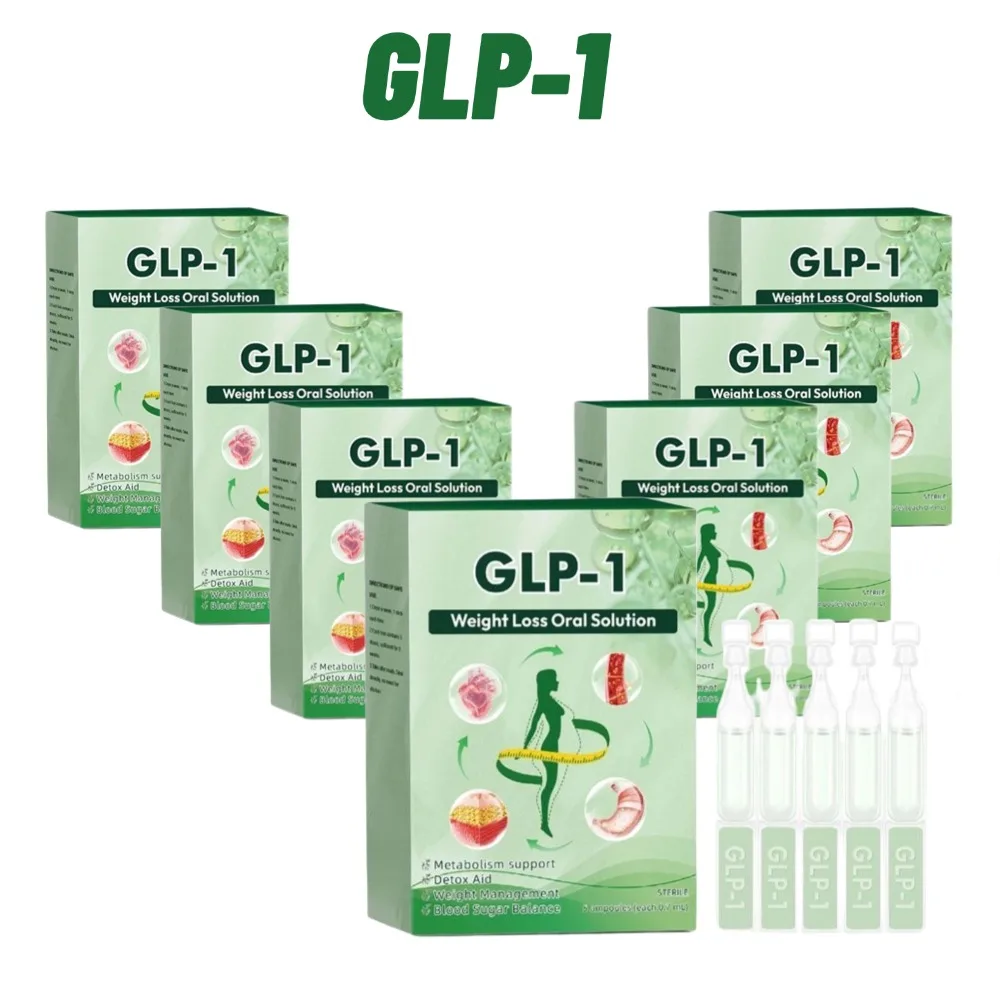GLP-1 Weight Loss Oral Solution 1/3/5/10 Ampoules Metabolism Support Weight Management Blood Sugar Balance