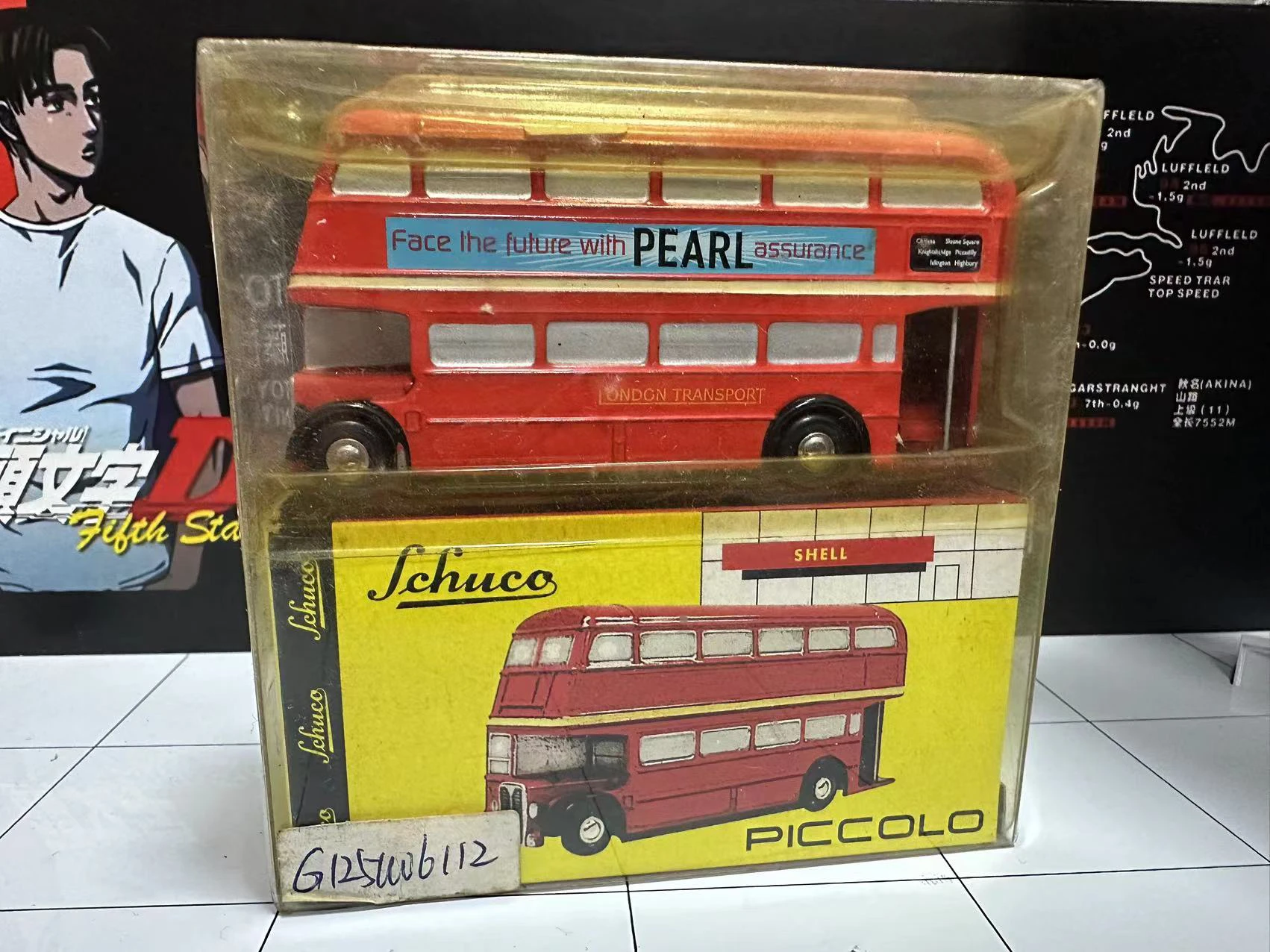 

Diecast Schuco 1:87 Scale Piccolo London Bus 1/90 Solid Alloy Classic Nostalgic Car Model Collectible Toy Gift Display Ornament