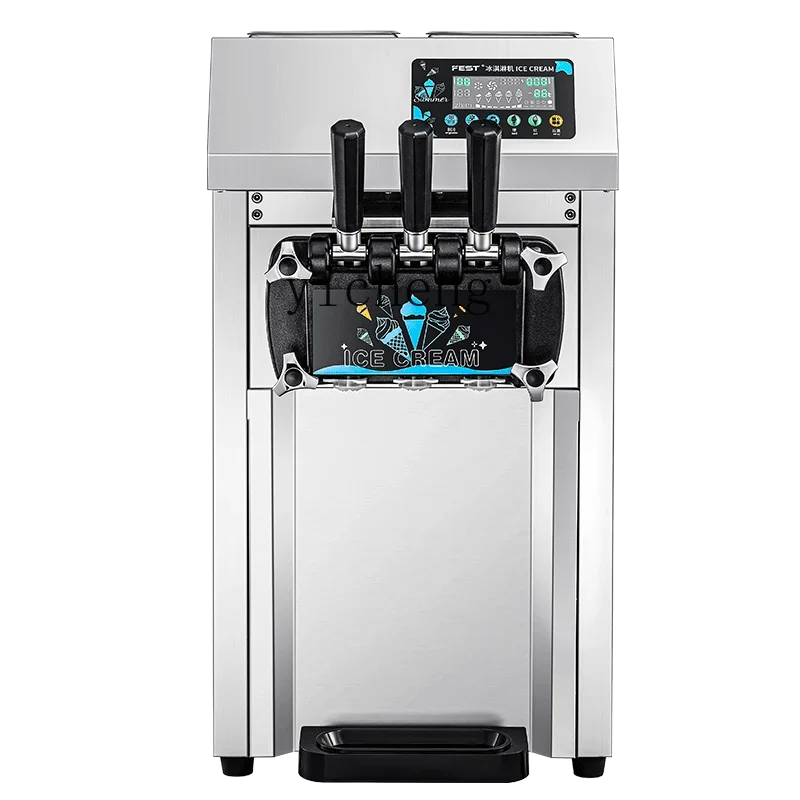 x3 desktop three-color ice cream machine commercial automatic ice cream cone machine sundae machine