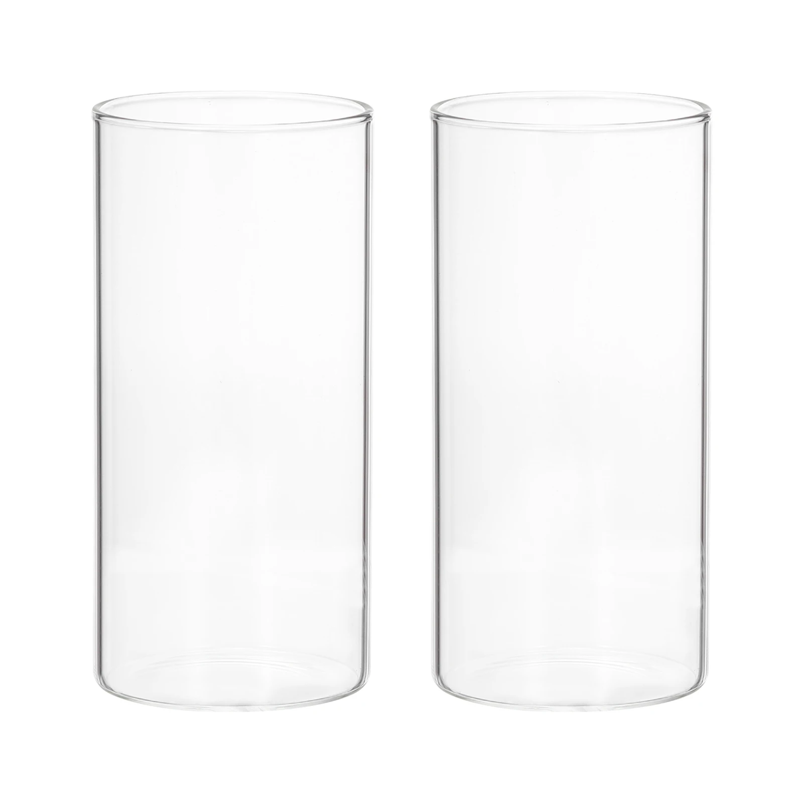 

Glass Cylinder Vase, 2 Pcs Flower Vase Floating Candle Holder Vase for Home Decor Wedding Centerpieces