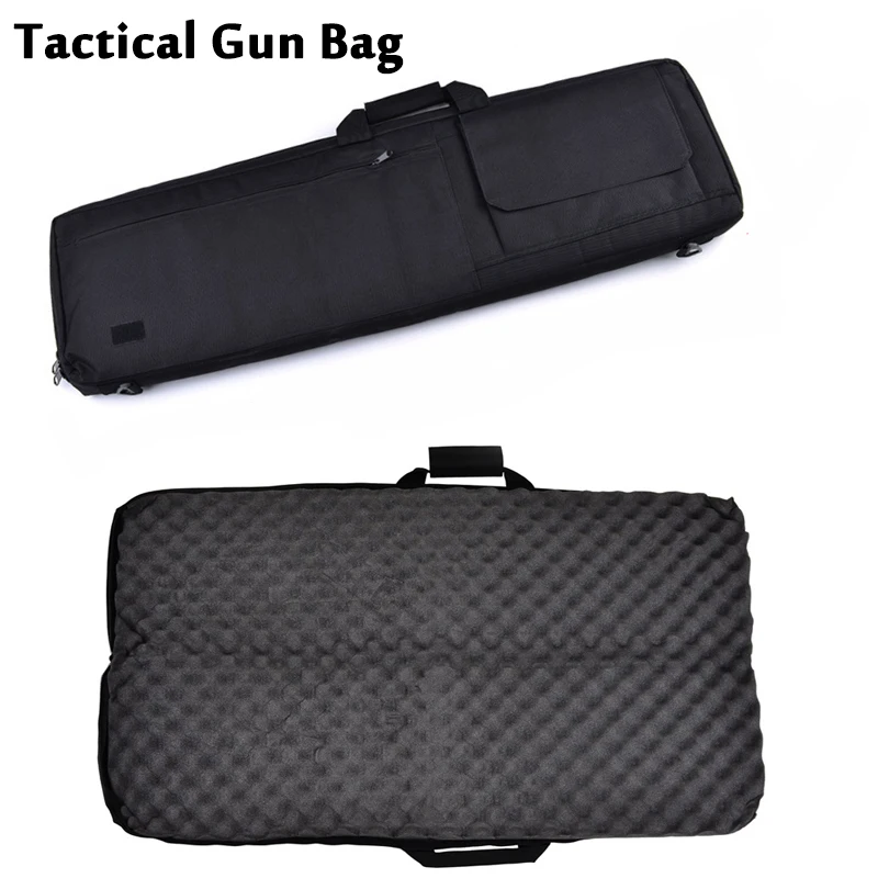 

85cm / 100cm Tactical Hunting Gun Bag Airsoft Paintball Gun Case Shoulder Bag With Protective Lining