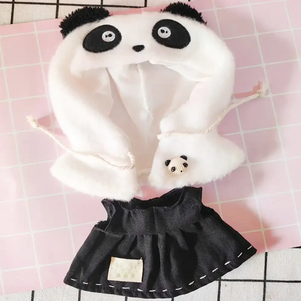 Mini ropa para peleles de muñecos de algodón de 20CM, traje de repuesto para muñecos de peluche de dibujos animados, accesorios para jugar a las casitas