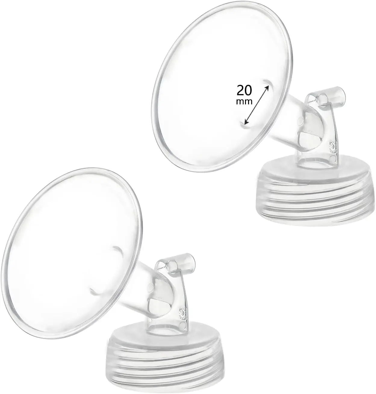 Flange Compatible with Spectra S1 S2 9 plus Synergy Gold Breastpump Flange Compatible Replacement Part