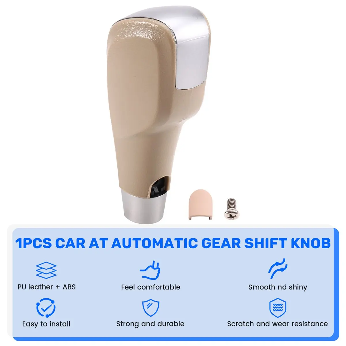 #49W Automotive Parts & Accessories,AT Gear Shift Knob Lever for Roewe MG 350 Beige (Beige)