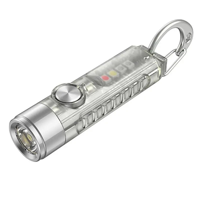 ABMR-Mini Keychain For Outdoor 150M Distance Type-C Charging IP66 Waterproof Flashlight