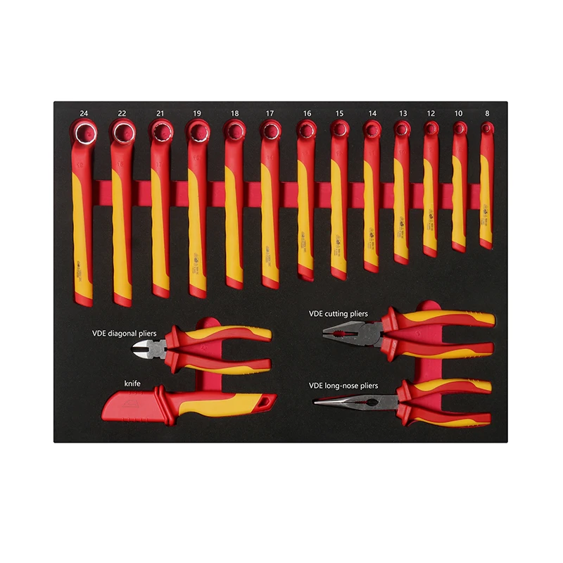 Insulated Pressure Resistant Tool Set High Strength Professional Pliers Set For Auto Repair