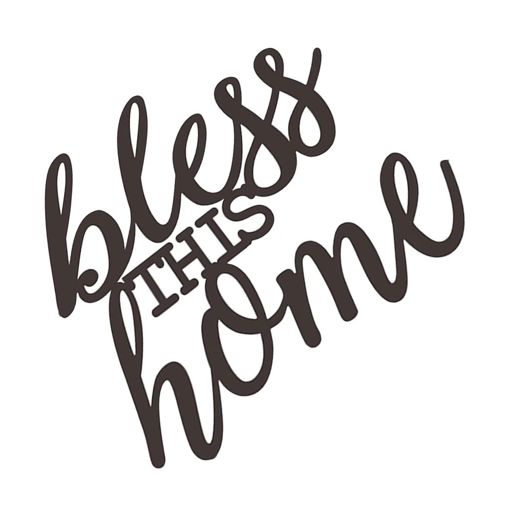 

Metal Wall Decor Rustic Hanging nament Letter Home Bedroom Living Room Study Garden Decoration Metal Wall