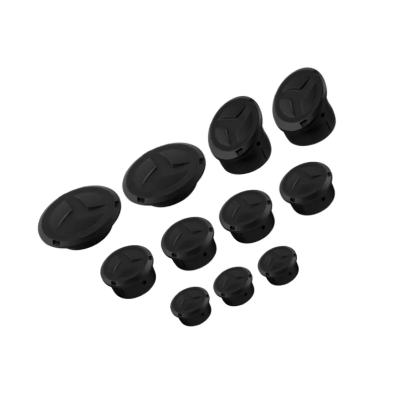 11 قطعة دراجة نارية الإطار ثقب التوصيل غطاء مجموعة الأسود استبدال أجزاء ملحق لسيارات BMW R1200 1250GS