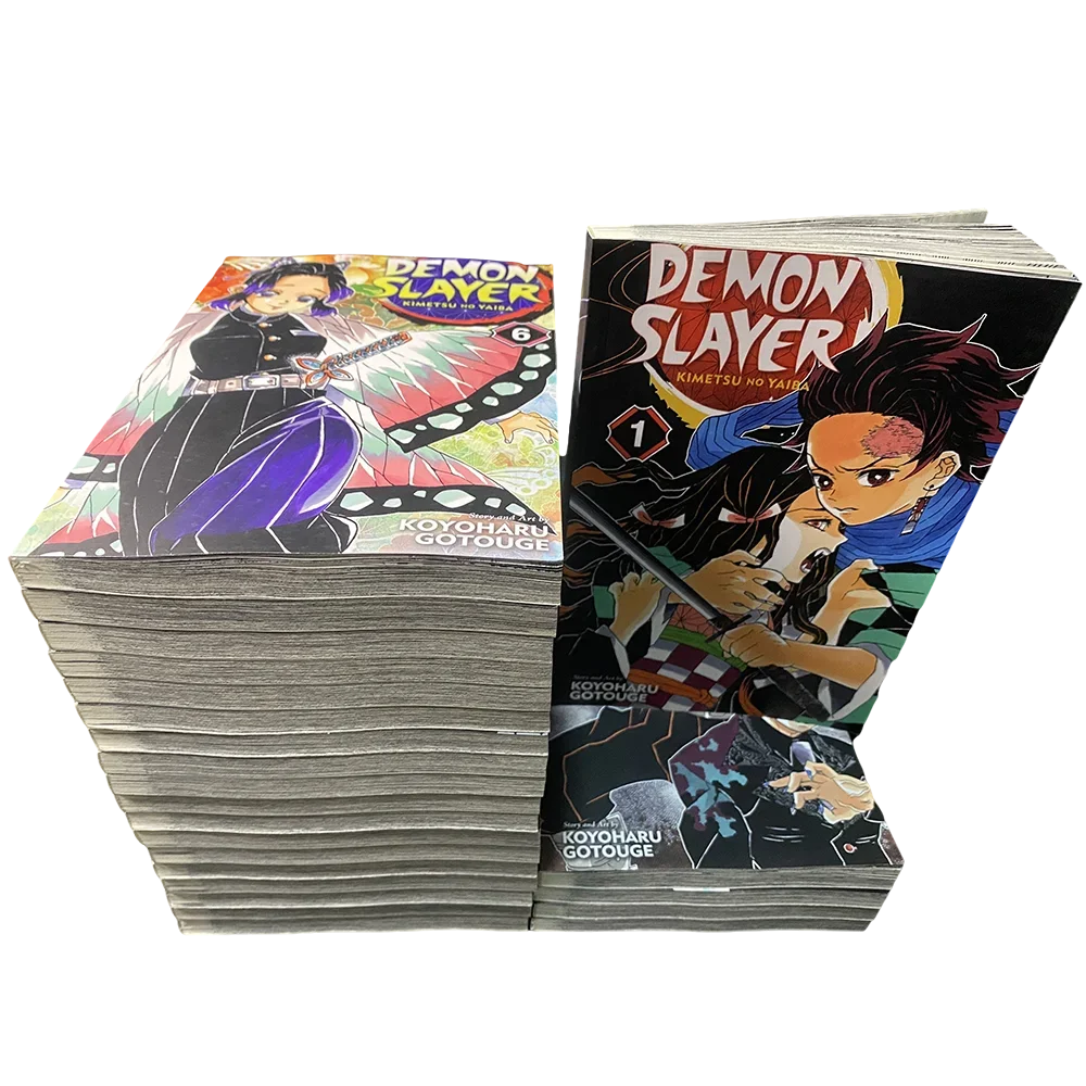 

Demon Slayer Kimetsu No Vol 1-23 Yaiba Japan Youth Teen Fantasy Science Mystery Suspense Manga Comic Book Manga Books in English