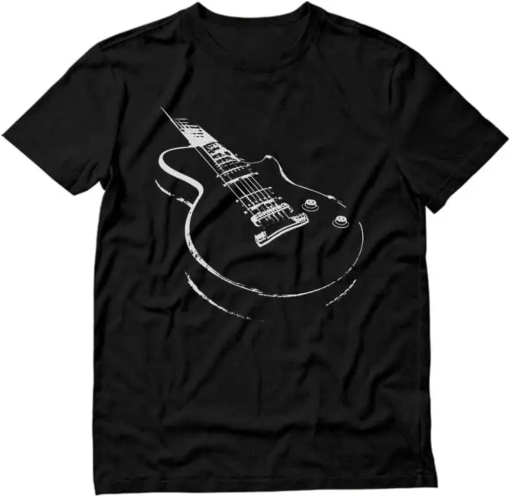 Gitarren-T-Shirt für Damen – ein stilvolles und lässiges Grafik-T-Shirt für Musiker und Musikliebhaber. Sommer-Streetwear-Grafik-T-Shirts im Y2K-Stil