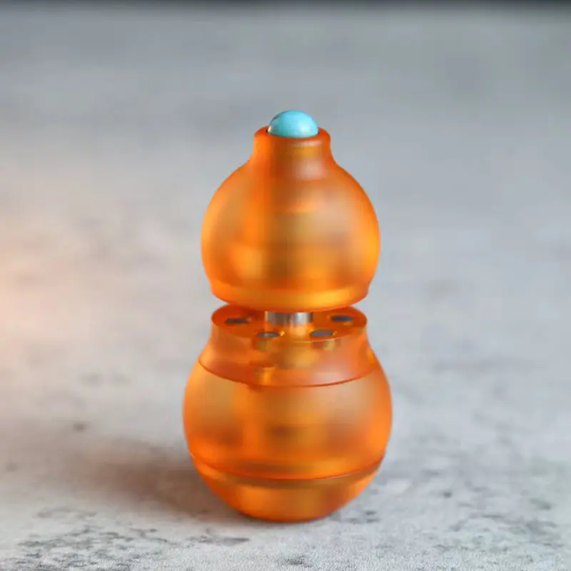 Pmma calabaza Fidget juguete EDC calabaza de la suerte Spinner de la yema del dedo juguete multifuncional personalizado para aliviar el estrés juguete para TDAH juguete de oficina