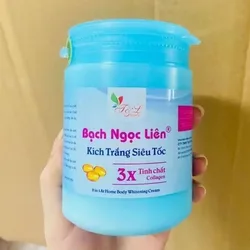 Kích Trắng Siêu Tốc 3X Bạch Ngọc Liên xanh, kem body bach ngoc lien siêu trắng, tắm trắng bạch ngọc liên chính hãng