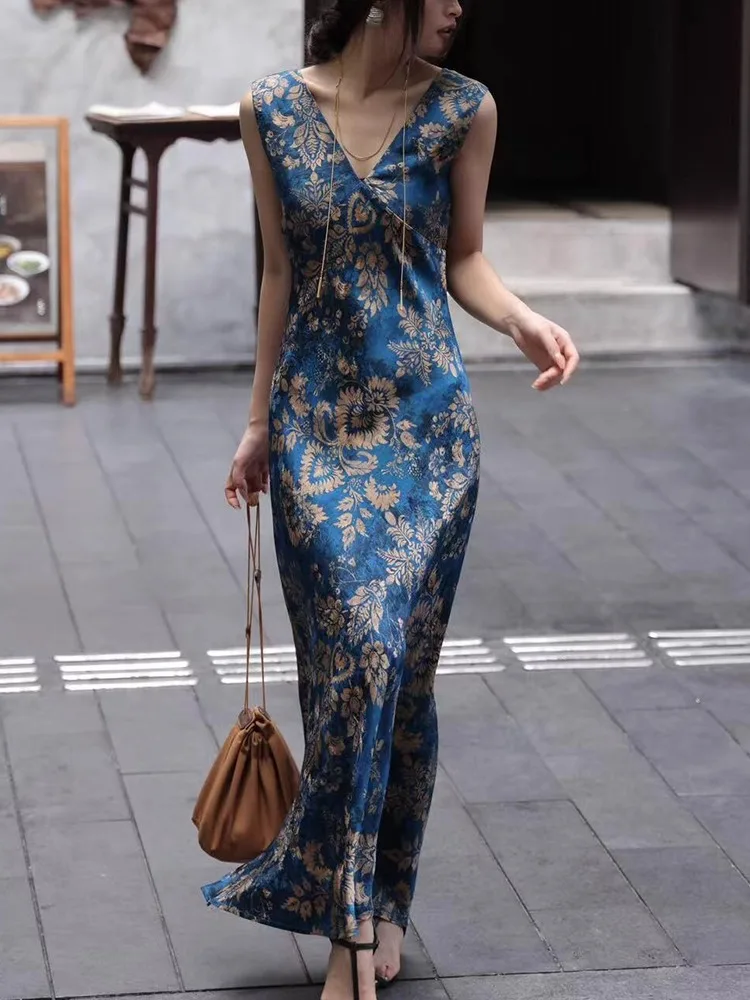 エレブルー 花柄プリント シルク ラップウエスト サマー ドクターレディース ハイウエスト Aラインスカート スレ 通勤 レディース ドクター