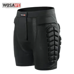 WOSAWE Protective Men Motorcycle Shorts Snowboard Sports Hip Butt Body Protection Gear Hockey MTB Bike Motocross Ski Shorts