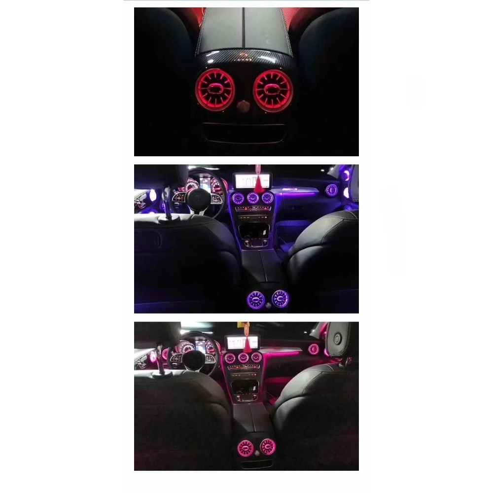 

APP Control 64 Colors Ambient Light for Mercedes C Class W205 2015-2021 Interior Atmosphere Strip Upgrade Kit