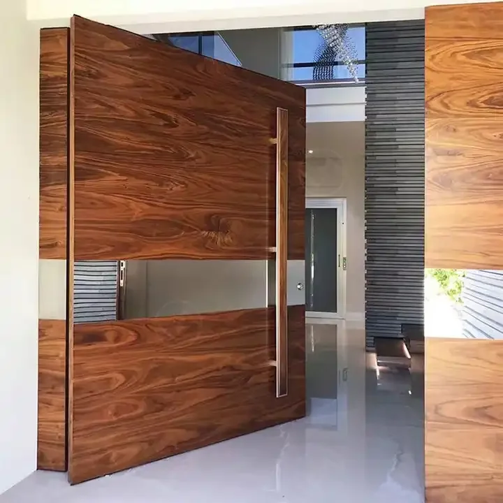 Laser Cutting Aluminum Cast Aluminum Front Door Luxury Entrance Steel Door Entrance Outer Door