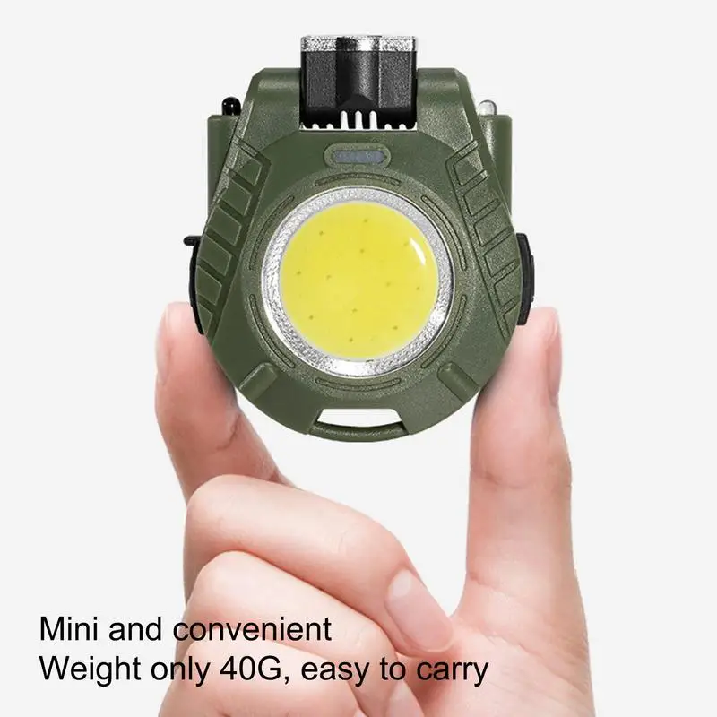Hat Light Clip USB Rechargeable Work Light Motion-Sensing Magnetic Adjustable Headlamp Hunting Accessory For Outdoor Activities
