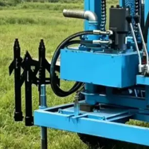 

Customized Portable Diesel Water Well Machine – 22-35HP Wheel Type, 200m Hydraulic Depth for Home & Farm Use