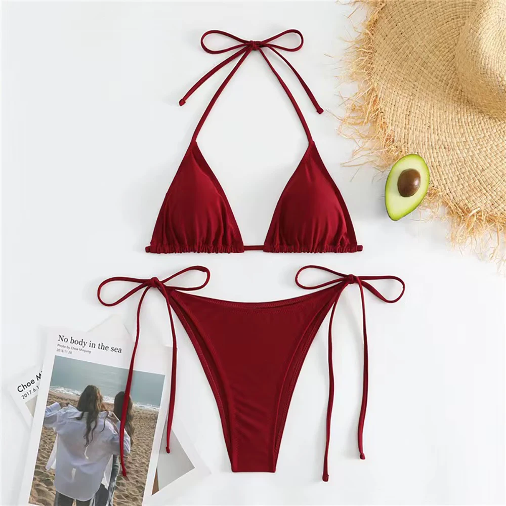 Tanga para mujer de elastano