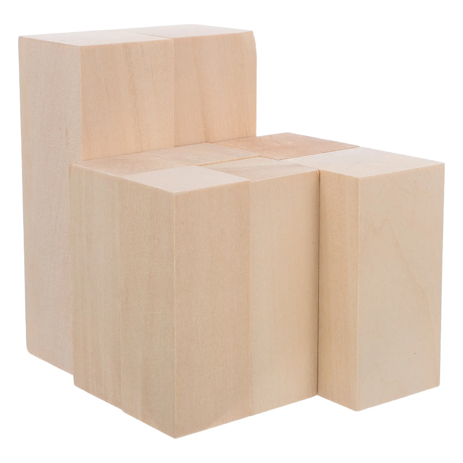

12Pcs Basswood Carving Blocks Smooth Unfinished Wood Blanks Woodcarving Cubes for DIY Crafting Whittling Art Projects Beginners