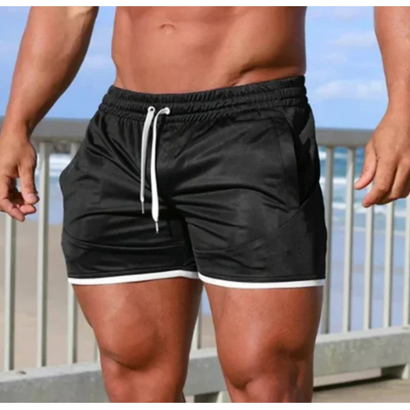 2024 Running Shorts Men fashion Joggers Shorts Summer quick-dry sports shorts Mesh Breathable Shorts Gym Man Beach Short Pants