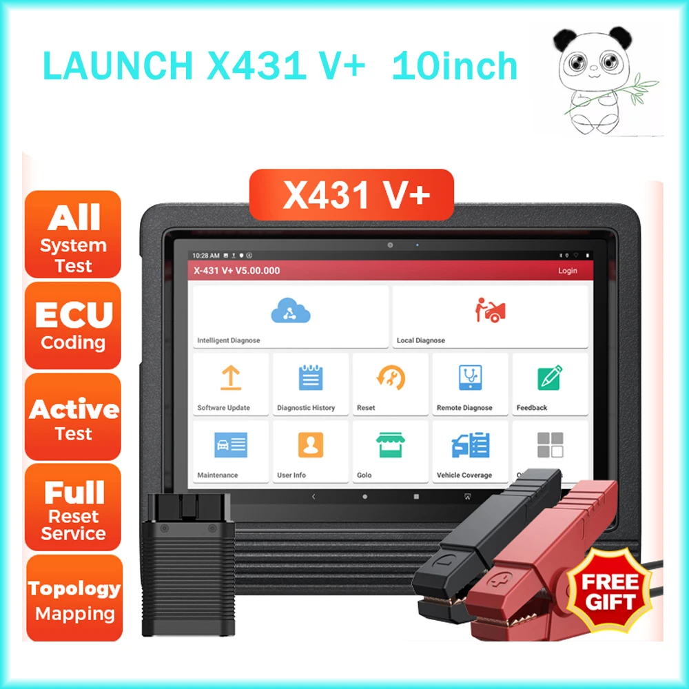 

LAUNCH X431 V+ Plus 10" inch Diagnostic Tools Car Auto OBD2 Scanner Mechanical Workshop Automotive Diagnost pk X-431 PRO 5 Pro5