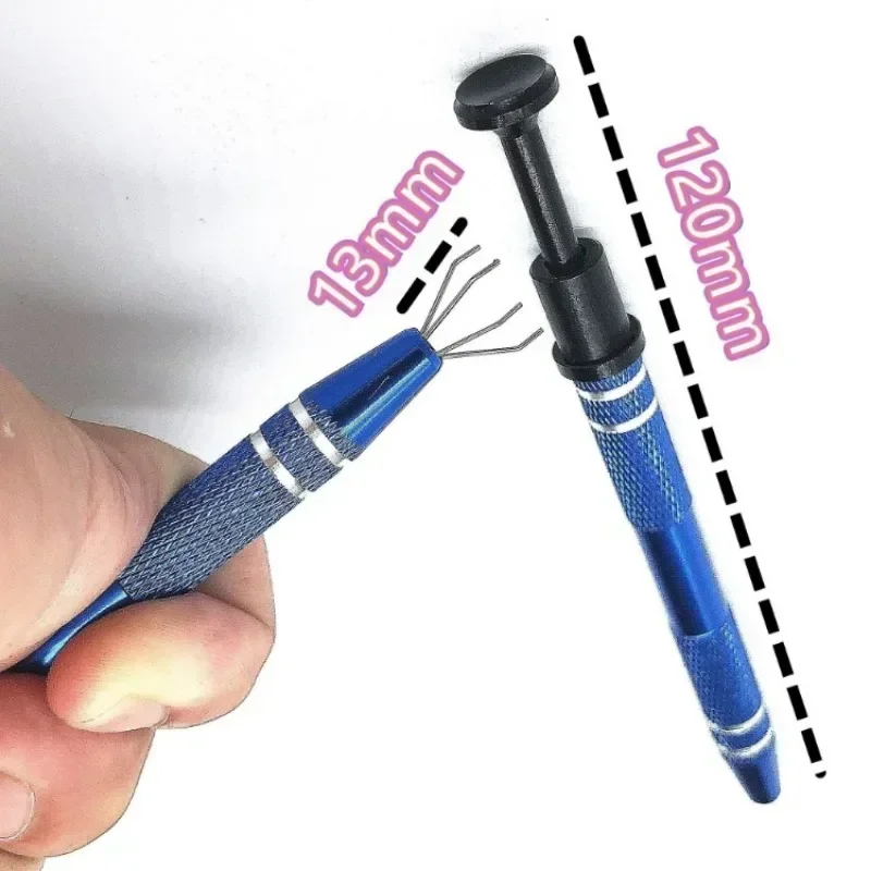 4-Claw IC Chip Extractor Electronic Component Precision Parts Gripper Catcher Screw Remover Repair Tweezers Pick Up Hand Tools
