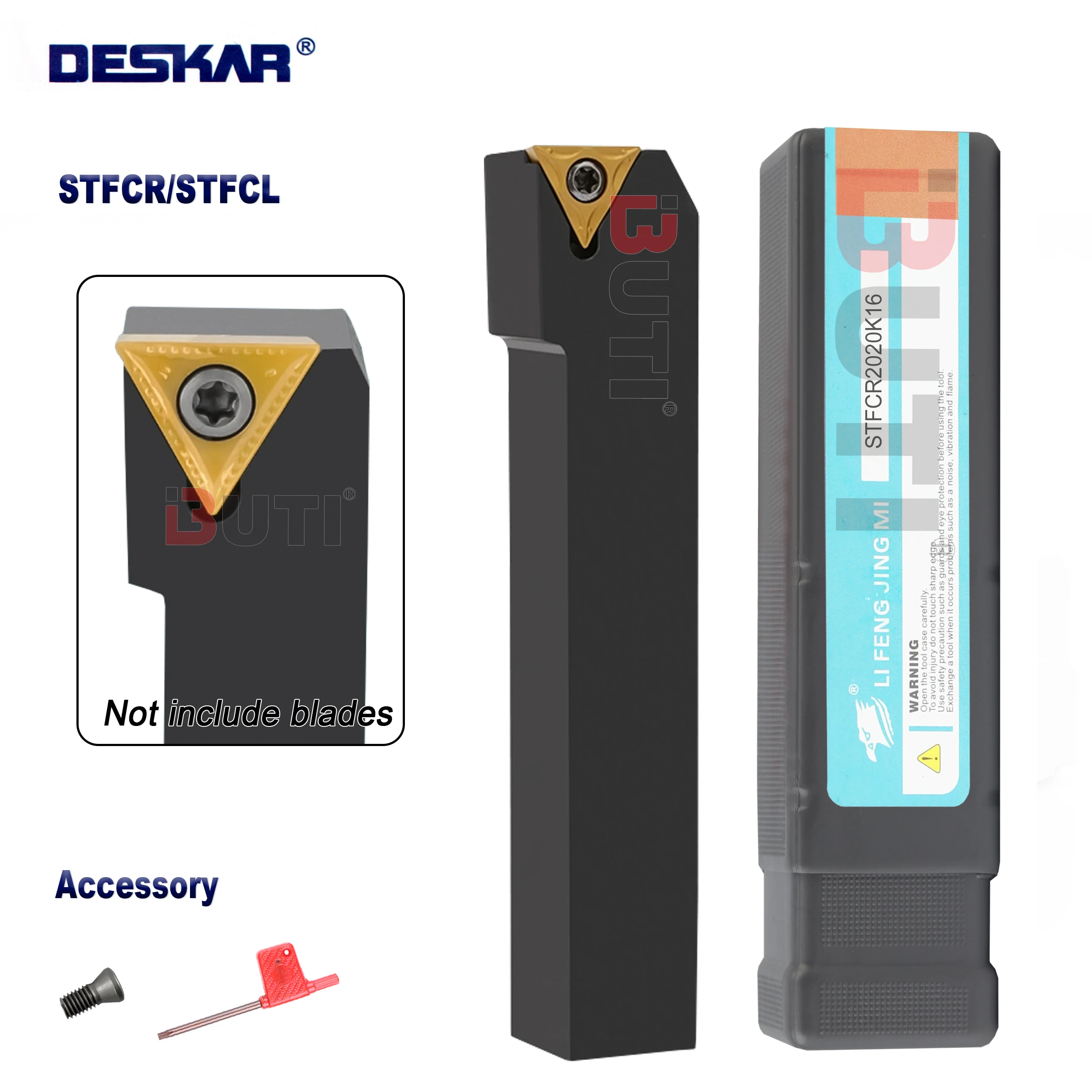 

DESKAR 100% Original Turning Cutting Holder STFCR/L1010 1212 1616 2020 2525 Series CNC External Lathe Cutter Bar For TCMT Insert