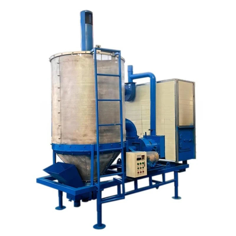 Mobile household tower grain dryer, small wheeled corn and wheat granary dryer